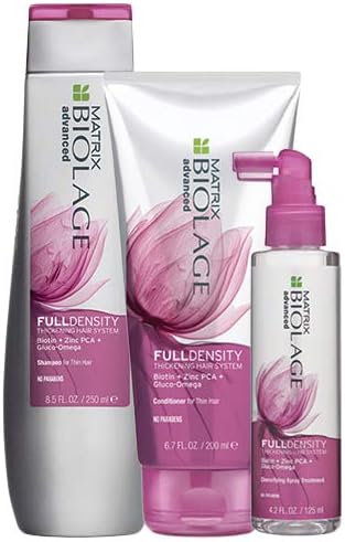 Matrix Biolage Full Density Shampoo 250ml, Conditioner 200ml & Spray Treatment Pack