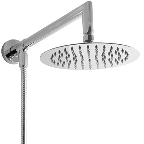 Preisvergleich Produktbild PaulGurkes Regenbrause 20cm Aufputz Wandarm Kopfbrause Brausearm