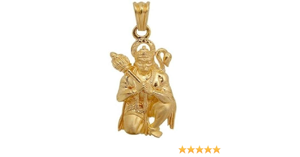 Natural bajrangbali Gold Plated Hanuman 