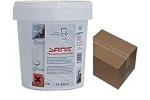 SANIT-CHEMIE Sanitärtankwürfel für Geberit, TECE und andere 12 X 10 Stück