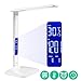 Produktbild LED Schreibtischlampe, Tischlampe mit LCD-Anzeige, Kalender, Temperatur, Alarm, 5 Helligkeitsstufen, 3 Beleuchtungs modi Warmes Licht, kaltes Licht und natürliches Licht
