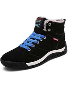 AFFINEST Winter Warm Schuhe Sneakers High-Top basketball Turnschuhe Freizeit fuer Unisex-Erwachsene Herren