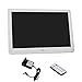 Produktbild PassionSell 15 Zoll Digitaler Bilderrahmen, 1280 * 800 HD Bild Video (1080P) Rahmen mit Fernbedienung, unterstützt Mehrere Dateiformate und externen USB-SD-Speicher, Weiss
