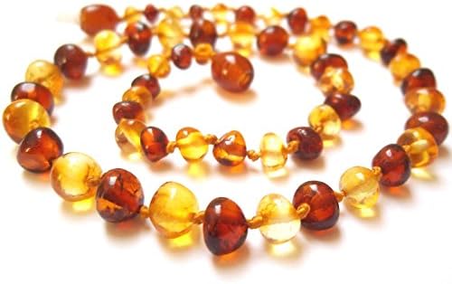 Premium Baltic Amber Necklaces - Highest Quality Certified Genuine Baltic Amber Beads - various sizes from 29 to 46 cm - 100 Days 100 % Satisfaction, Money-Back Guarantee.