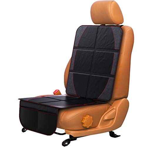 Protector de Asiento para Coche FORTEM | Instalación Debajo de Silla de Recién Nacidos, Bebés y Niños | 100% Impermeable | Calidad Reforzada y Duradera | Para Protección de Asientos de Cuero y Tela