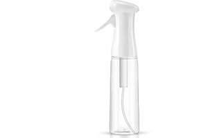 Facewegen Friseur Sprühflaschen Kontinuierliche Mist Wasserzerstäuber,Hair Spray Bottle Continuous Mist Spray Bottle Refillable Plastic Fine Spraying Bottle
