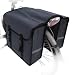 Produktbild TJ-C-07 Fahrradtasche JENNY CLASSIC graphit Satteltasche Gepäckträgertasche 2 x 14 Liter Schwarz