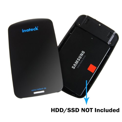 Inateck USB 3.0 Externes Festplattengehäuse für 9.5mm 7mm SATA HDD SSD Festplatten 2,5 Zoll, UASP und SATA3 kompatibel - 4