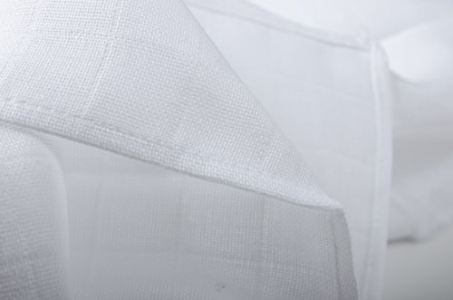 Mulltücher / Mullwindeln / Spucktücher, 5 Stück, 70 x 70 cm – grün bunt, doppelt gewebt, verstärkter Rand, Öko-Tex Standard 100, Maschinenwäsche bis 60° C - 3