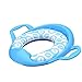 Toddler/Children's Soft Padded Toilet Training Seat With Handles (Blue)