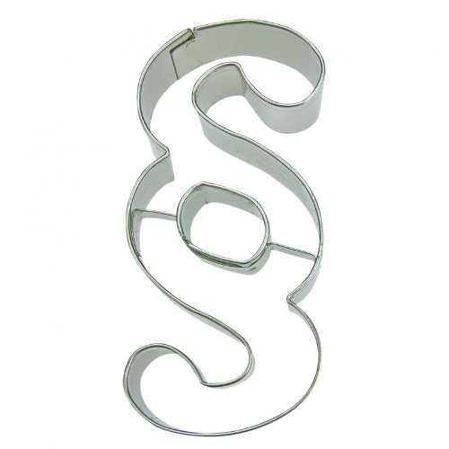 Städter Ausstechform §-Zeichen aus Edelstahl 7,5 cm