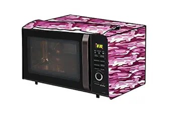 The Furnishing Tree Microwave Oven Cover for Borosil Prima 30 Liter 1500 Watt Convection Oven Toaster Griller (OTG) Camouflage Pattern Purple