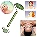Price comparison product image Jinxuny Jade Face Roller Natural Jade Facial Rolle Anti-aging Double Side Face SPA Massage Roller Facial Jade Stone Cold Therapy Jade Push for SPA Face Massage