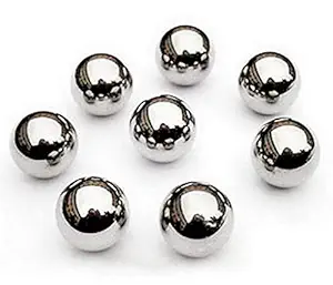 ART IFACT 20 Pieces of 15mm Silver Solid Bearing Ball - Use is Cycle Ball Bearing (Silver, 15mm)