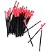 Approx. 50Pcs Disposable Eyelash Brush Mascara Wands Applicator Ball Shape