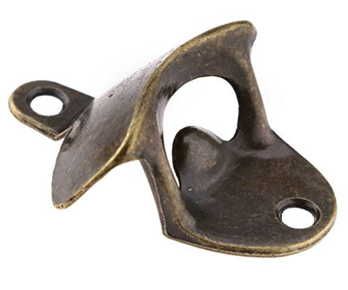 Zinklegierung Bier Anbau Wand Flaschenöffner Wandmontage Bieröffner Rot-Bronze