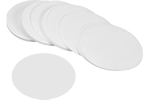 DURONGE Pack of 100 Filter Paper 15 cm, Quality Filter Paper, Filter Paper Chemistry, Filter Paper Laboratory Filter Paper with Medium Flow Rate for Chemical Laboratory Supplies Applications, Machine Oil