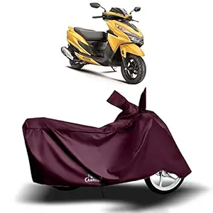 Cover Lab - Honda Grazia New BS6 Water Resistant - Dust Proof - Full Bike Scooty Two Wheeler Body Cover for Honda Grazia (Maroon)