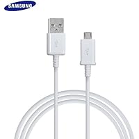 Cable de 1,5 m USB-Micro USB original de Samsung, Color Blanco para Galaxy S7 Edge