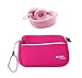 Produktbild Für Storio Max 7" 80-166854-004 | Storio Max 7" 80-166804-004 interaktives Lern-Tablet für Kinder: Pinke Hülle Tasche Etui Case aus Neopren-Material mit Zusatzfach und Handschlaufe PLUS pinke Kinder Stereo Kopfhörer, gepolstert und bügelverstellbar