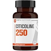 Simple Nutritions Sitikolin İ&ccedil;eren Takviye Edici Gıda I Citicoline 250 mg 30 Kaps&uuml;l