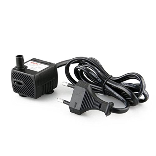 WINOMO AC Aquarium 220V-240V 350L/H 4W Aquarium Teichpumpe Tauchpumpe Wasser mit EU-Stecker (schwarz) - 2