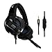 Price comparison product image Update VersionCocopa Gaming Headset, PS4 X-Box Nintendo 3DS Gaming Headphone for Laptop Mac Tablet Xbox One PC 3.5mm Stereo Music Surrounding Wired Gaming Headphone with Microphone