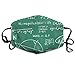 Produktbild Common Equations - Aquamarine Large Anti Dust Mask Anti Pollution Washable Reusable Mouth Masks