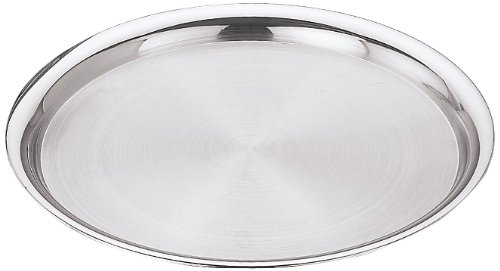 Kraft Premium Stainless Steel Snack Plate Set of 6 (21cm) | Round Side Thali for Dining & Serving | Mirror Finish, Food-Grade & BPA-Free | Durable & Rust-Resistant | Dishwasher Safe | 2-Year Warranty