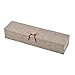 Produktbild sourcingmap® Holz rechteckige DIY handgemacht Halskette Schmuck Geschenkbox Beige 24 x 6.5 cm