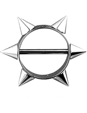 beyoutifulthings STACHEL-RING Brustwarzen-piercing Intim-piercing Brust-piercing Nippel-piercing EDELSTAHL SILBER...