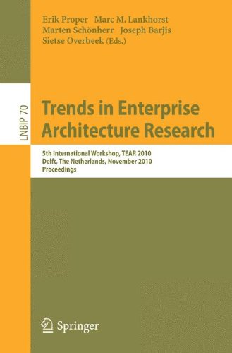 Trends in Enterprise Architecture Research: 5th Workshop, TEAR 2010, Delft, The Netherlands, November 12, 2010, Proceedings: 70 (Lecture Notes in Business Information Processing, 70)