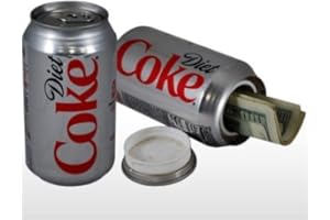 OEM SYSTEMS COMPANY Diet Coca-Cola Can Diversion Safe Stash Box Hidden – Desenrosque la tapa para revelar almacenamiento secreto