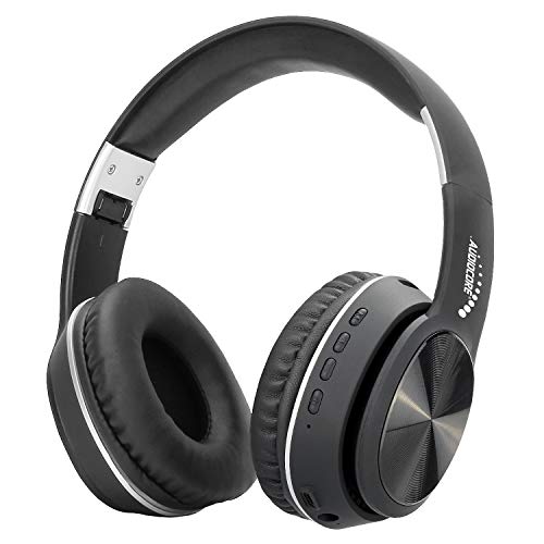 Audiocore AC705 - Cuffie bluetooth senza fili, pieghevoli, con microfono, AUX, Bluetooth, V5.0 + EDR, colore: Nero