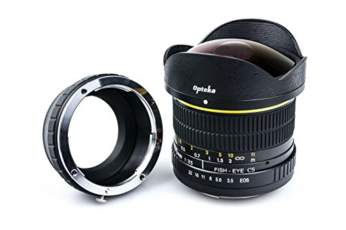 Opteka 6.5mm f/3.5 HD Aspherical Fisheye Lens for Olympus PEN E-PL7, E-P5, E-PL5, E-PM2, E-P1, E-P2, E-PL1, E-PL1s, E-PL2 and other Micro Four Thirds Mirrorless Digital Cameras