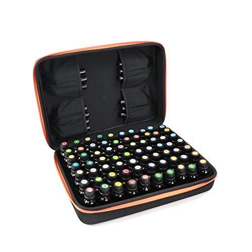 Preisvergleich Produktbild advancethy Ätherisches Öl Taschen 70 Fach 15ML Ätherisches Öl Flasche Aufbewahrungstasche Schutzhülle Handtasche