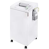 ideal. 2604 Continuous Operation Cross Cut Centralized Office Paper, Staple, Paper Clip, CD, DVD Shredder with Automatic Oiler, 23 to 25 Sheet Feed Capacity, 26 gal Bin