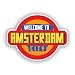 Produktbild 2 x Welcome to Amsterdam Vinyl Aufkleber Reise Gepäck # 10337 - 10cm/100mm Wide