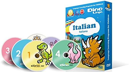 Italian DVDs for children - Learn Italian for kids DVD Set (6 DVDs)