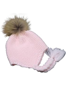 Für 1-4 Jahre altes baby Strickmützen,Amlaiworld Baby Ohrenschützer gestrickt warme Winter Mütze Hut