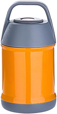 CWAIXX Beaker pot stew stew stuffy beaker Students of stainless steel insulated lunch box cooler Burning smoldering pot stew , Orange 450ML