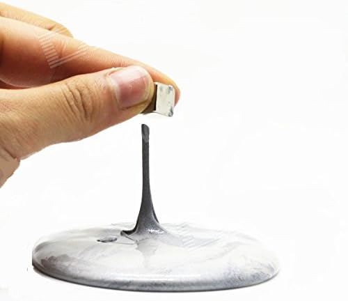 Super Magnetic Putty -INWISH Hand Therapy Slime &amp; Putty Toys -Fidget Desk Clay Dough QuickSilver (Silver)