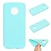 Produktbild HopMore MoTo G6 Plus Hülle Silikon Weiche Silikon Hüllen Matt Design Bumper Ultra Slim Dünn TPU Handyhülle Süßigkeitsfarbe Tasche Schale Case Cover pour MoTo G6 Plus -- Navy blau