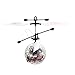 Price comparison product image URNINAUEU Children Flying RC Ball Led Flashing Light Aircraft Helicopter Induction Toy Clean
