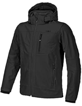 Softshell Outdoor Jacke CMP für Herren mit Fleece-Innenausstattung und Kapuze, in vielen Farben erhältlich. Wasserabweisend...