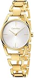 Calvin Klein Damen Analog Quarz Uhr mit Edelstahl Armband K7L23546