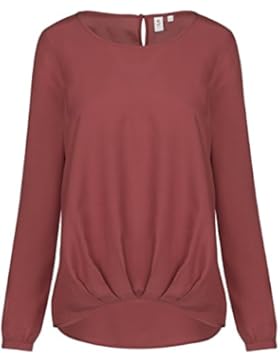 SEIDENSTICKER Damen Bluse Schwarze Rose Langarm Bügelleicht Uni / Uniähnlich Fashion-Bluse