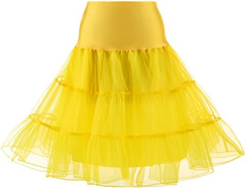 NUOMIQI Women's 50s Vintage Petticoat Crinoline Tutu Underskirts