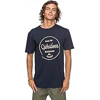 Quiksilver Clmornslides Byj0 Camiseta, Hombre, Azul (Navy Blazer/Solid), L