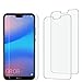 Produktbild YSYS [3 Stück] Huawei P20 Lite Schutzfolie, 3D Gebogen gehärtet [Blasenfreie] [9H Härte] [HD klar] [Anti-Kratzen] [Einfache Installation] Panzerglas für Huawei P20 Lite